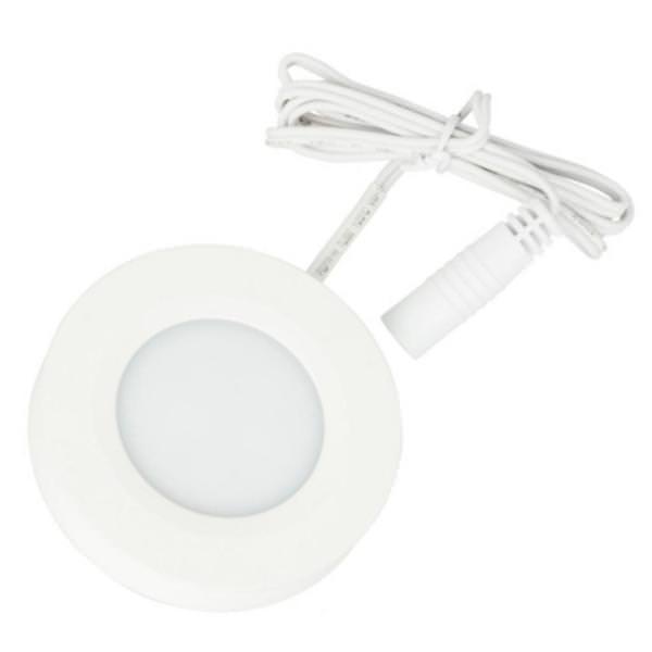 3 watt 12 volt 3000K White Pearl Series Dimmable Puck Light